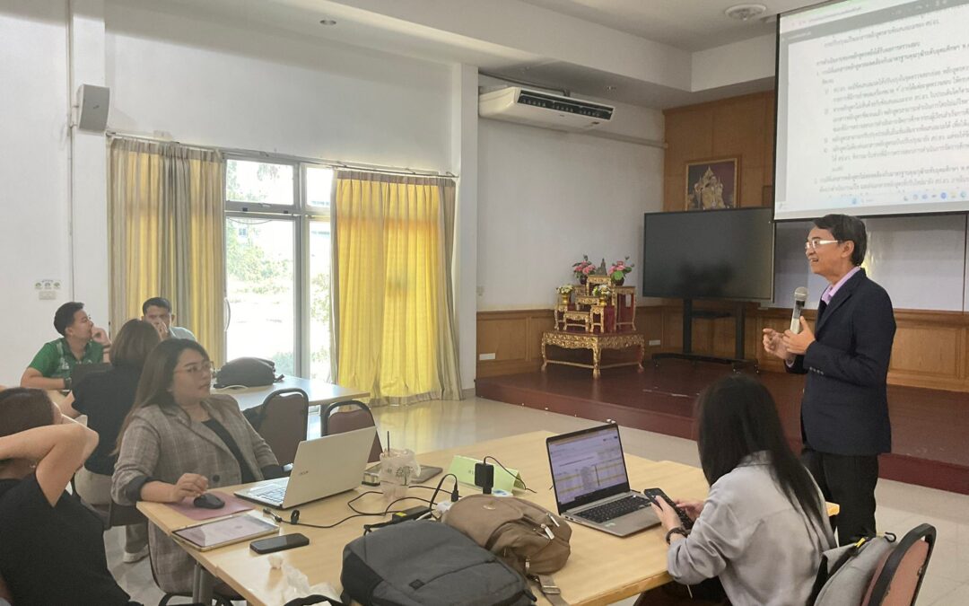 QDSRRUจัดกิจกรรมจัดการความรู้และติดตามการดำเนินงาน SRRUQA-P ให้กับอาจารย์คณะมนุษยศาสตร์และสังคมศาสตร์ เมื่อ25เม.ย.ที่ผ่านมา